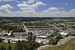 Rapid City, South Dakota seen from Dinosaur Park